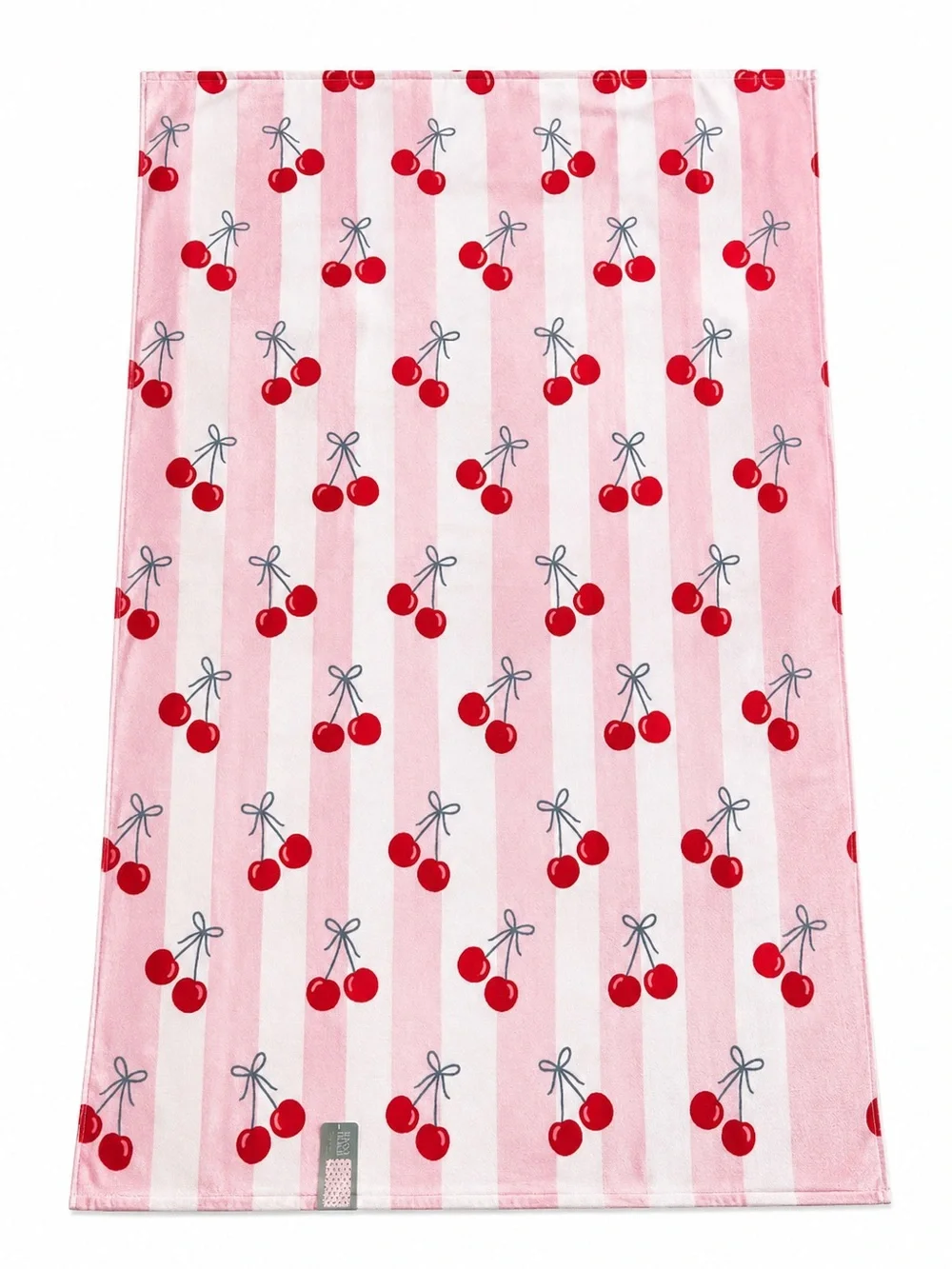 Kassa Cherry Stripe Beach Towel